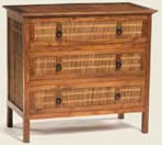 * BEST PRICE TEAK WOOD BAMBOO FURNITURE * Teak Bamboo Combination Java Bali Indonesia Exporter Company Cabinet Dresser
