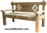 Teak Wood Bench Furniture Recycle Wood Bench from Bali