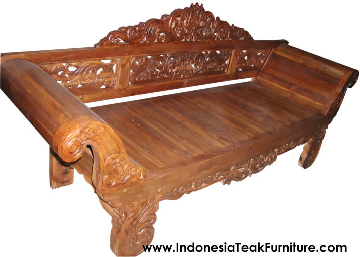 RUSTIC FURNITURE FROM INDONESIA TEAK WOOD DAYBEDS FURNITURE ...