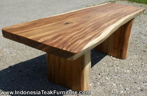 Outdoor Long Wood Dining Table