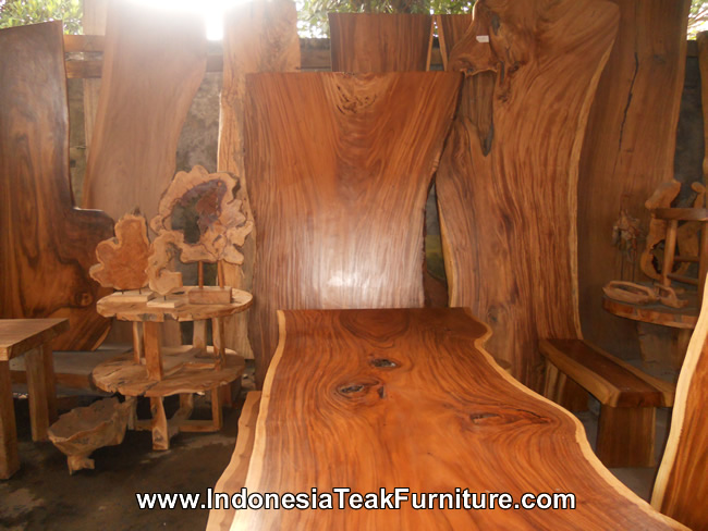 Large Suar Wood Dining Tables Bali