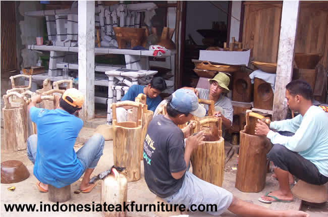 Rustic Furniture Factory in Java Indonesia