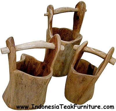 Reclaimed Teak Wood Furniture on Teak Root Wood Fruits Bowls Made In Indonesia Rustic Style