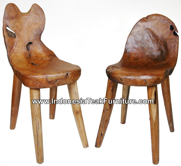 Teak Wood Chairs Rustic Teak Furniture from Indonesia