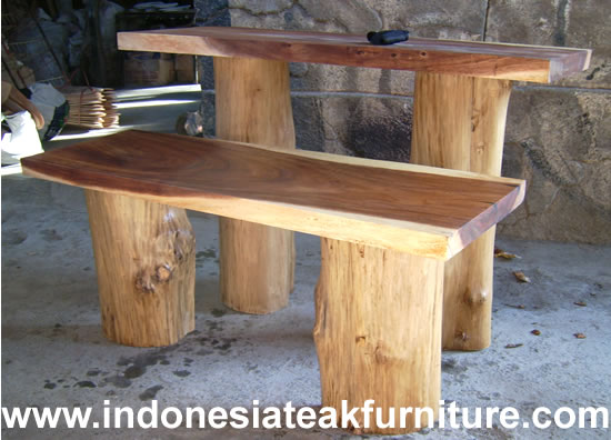 table and bench furniture set from Indonesia