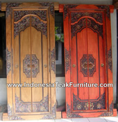 Carved Wood Doors From Bali