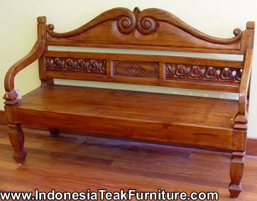Bench 1-5 Teak Wood Bench Furniture from Indonesia  Java Teak Furniture