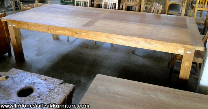 Teak Wood Dining Table from Java Indonesia