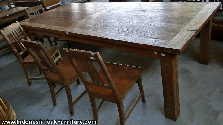 Dining Table Teak Wood Furniture Bali, Indonesian Dining Room Tables