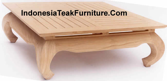 Indonesia Teak Wood Coffee Table Furniture