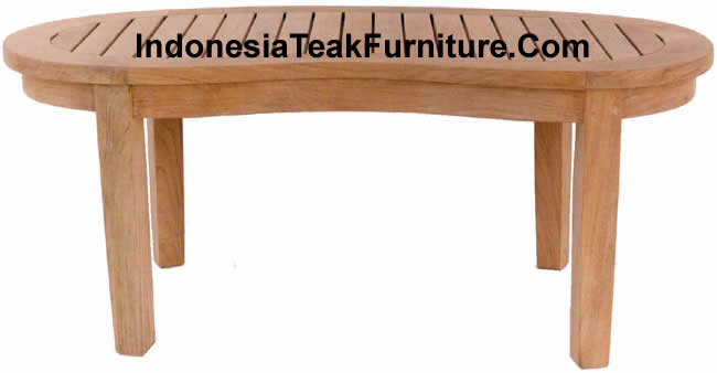Teak Wood Banana Coffee Table Furniture