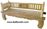 ANTIQUE WOOD FURNITURE BENCH