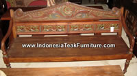 Reclaimed Teak Wood Bench Furniture Indonesia