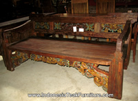 Reclaimed Teak Wood Bench Furniture Indonesia