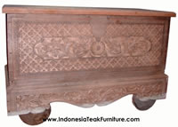 RECLAIMED TEAK WOOD GEROBOG