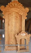 Carved Wood Door Bali Indonesia