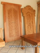 Carved Teak Wood Doors Bali