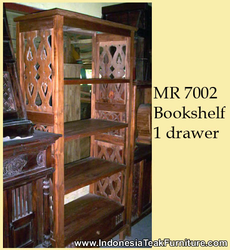 Teak Wood Bookshelves Furniture