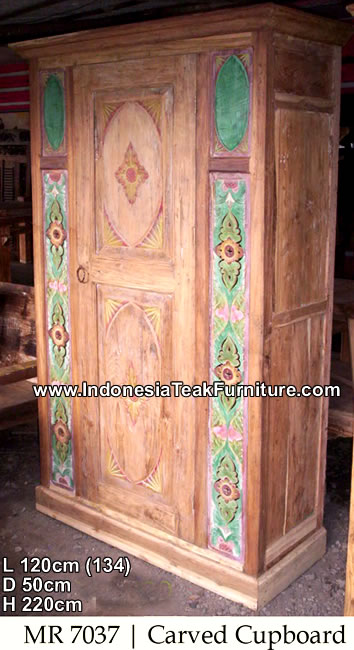 Carved Wood Cupboard Furniture
