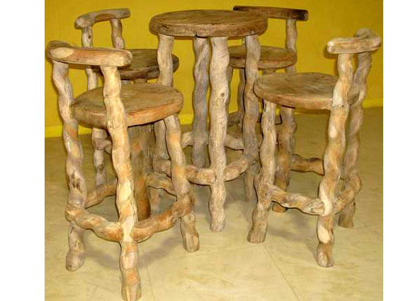 pp2-14 Teak Root Wood Garden Furniture