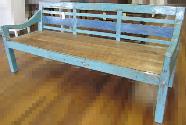 Bench 2-2 Wooden Bench Teak Furniture Bali