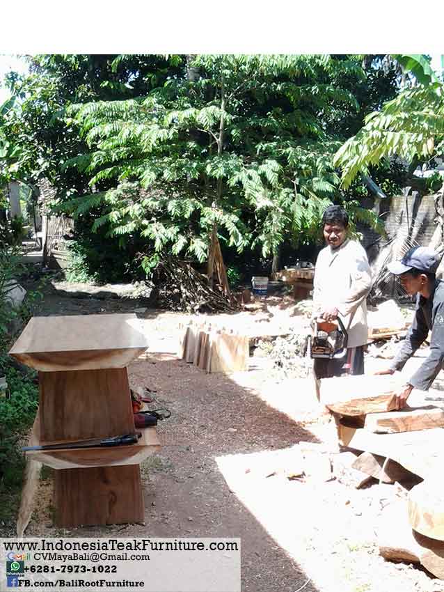 Big Table Factory 11 Hardwood Lumber Bali Indonesia