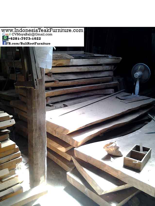 Big Table Factory 9 Large Wood Dining Table Bali Indonesia