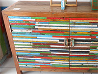 Reclaimed Boat Wood Furniture Factory from Indonesia