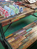  Boat Wood Furniture Table Bench