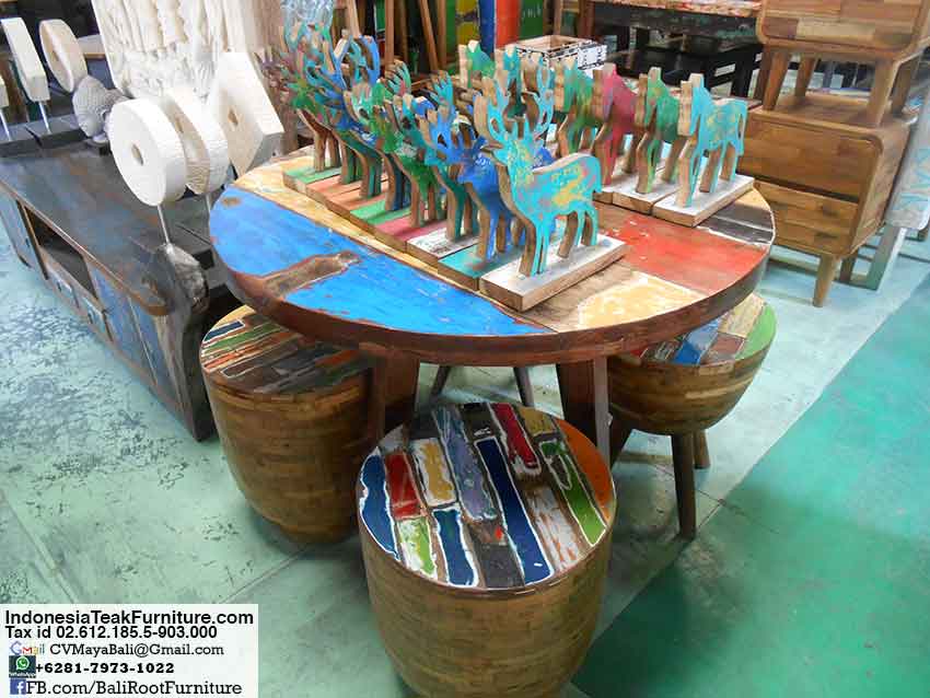 Boat Wood Table Furniture