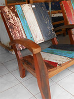 Reclaimed Boat Wood Chairs Furniture