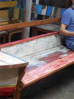 Boat Bench Furniture Bali Indonesia