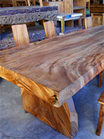Live Edge Dining Table from Indonesia