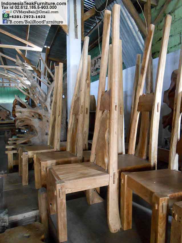 pp2-10 Teak Root Bench Furniture Bali Indonesia
