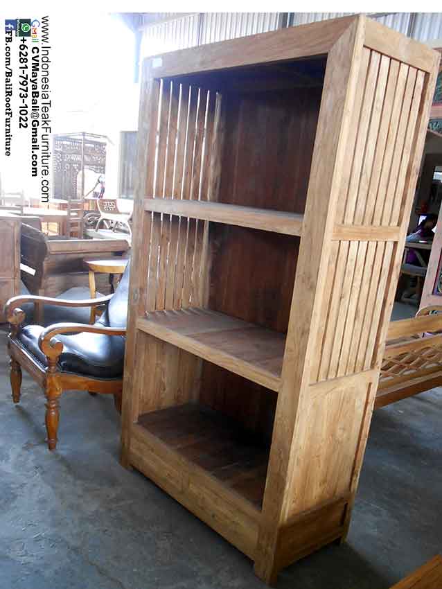 Teak Wood Bookcases Bookshelves Bali Furniture