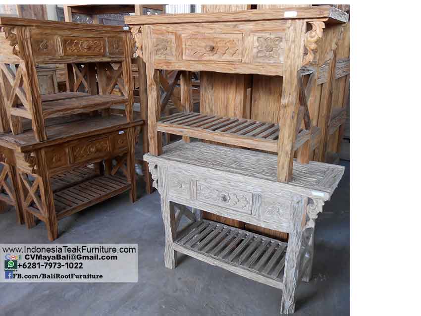 Console Table Reclaimed Wood Furniture Bali