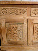  Carved Wood Furniture Table