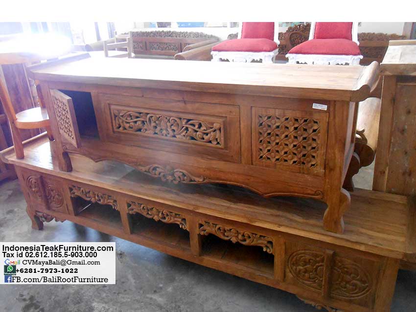  Entertainment Furniture Teak Wood Table