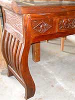 Carved Wood Console Table Furniture Bali Indonesia