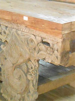 Carved Wood Teak Table Bali Furniture