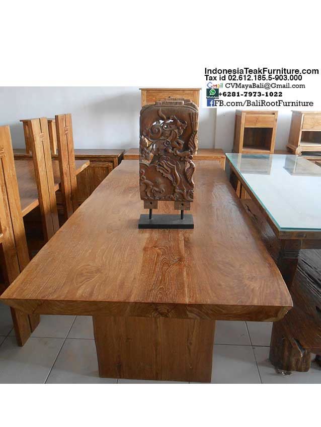 Teak Wood Dining Table Bali Indonesia