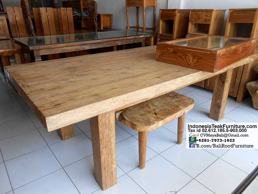 Teak Dining Table Furniture Bali Indonesia