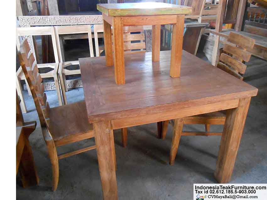 Bali Furniture Dining Table Chairs