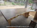 Rustic Wood Countertop Bali