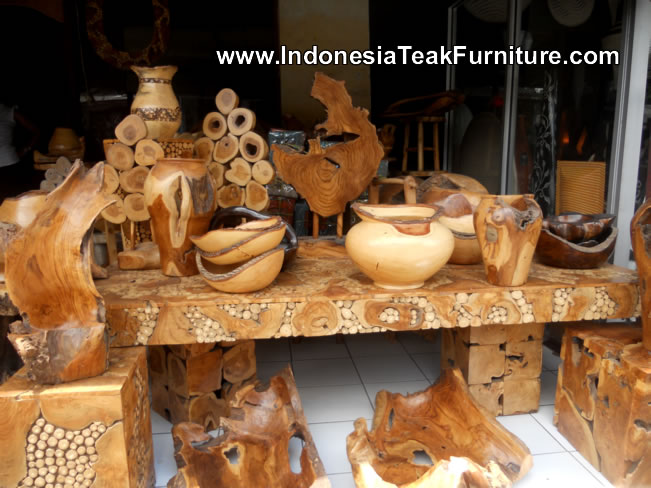 Wood Table Furniture Bali