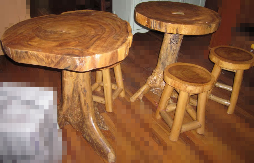 Teak Root Table Chairs Set Teak Furniture Indonesia Bali Java