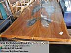 Large Wood Dining Table Bali Indonesia