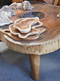 Rustic Teak Wood Log Furniture Made in Indonesia