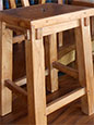 Rustic Teak Wood Log Furniture Made in Indonesia