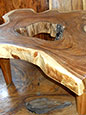 Rustic Teak Wood Log Furniture Made in Indonesia